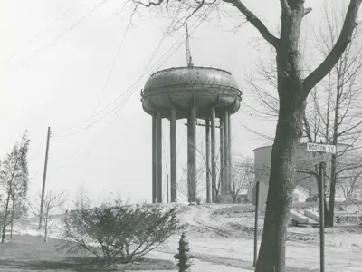 Boston Rosewood Elevated Storage Tank May 3 1956